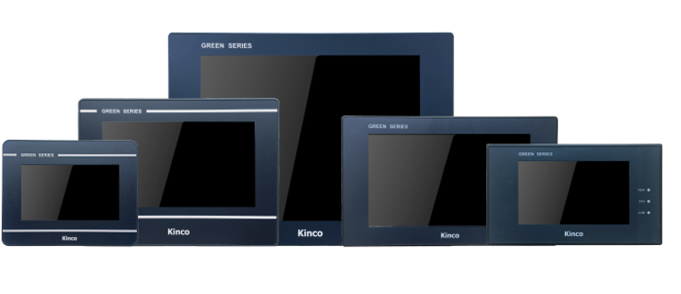 Die HMI Touchpanel der Green Series von Kinco in der Übersicht